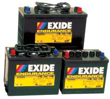 Exide car batteries